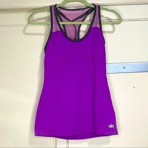 ALO yoga cool fit racer back tank top size small